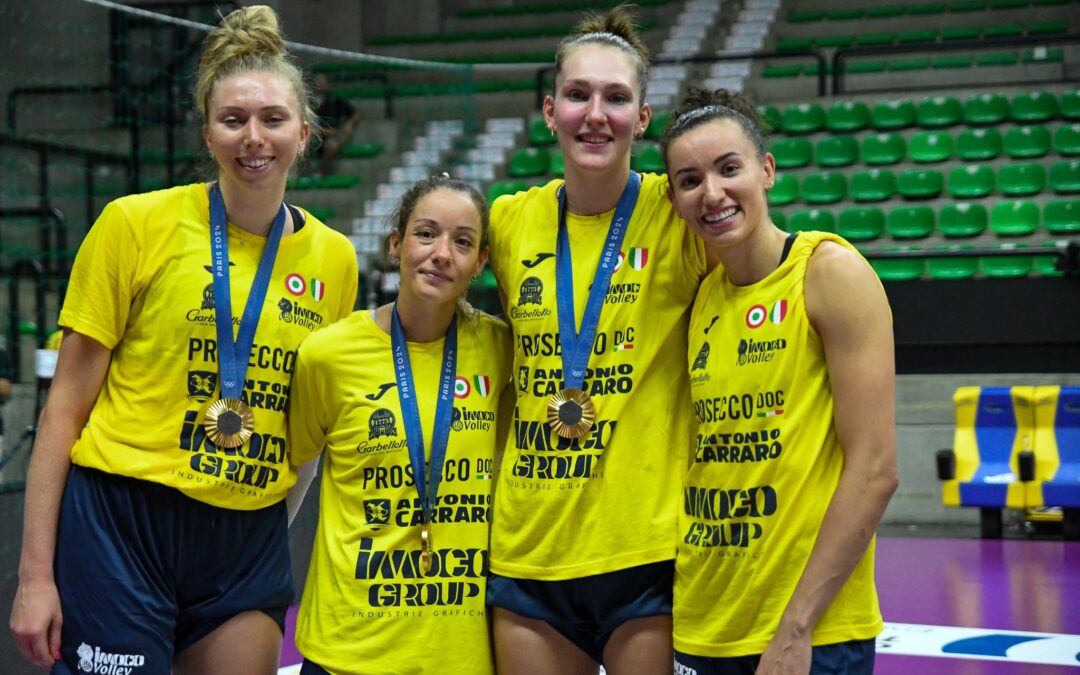 Prosecco DOC Imoco Volley: quasi 2000 al Palaverde per le azzurre oro olimpico e Gabi!